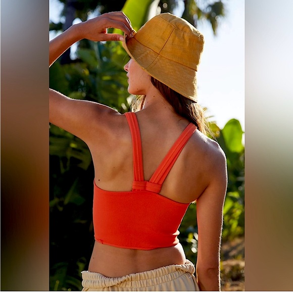 Free People On The Radar Longline Bra - Picture 2 of 8